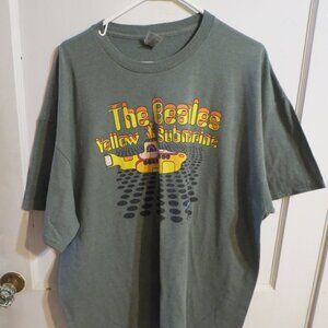 Green Yellow, Beatles Submarine T Shirt